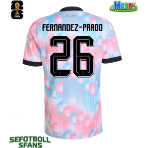 Belgien Matias Fernandez-Pardo #26 Bortatröja VM 2026 Kortärmad